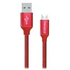 ColorWay podatkovni kabel Usb/Micro Usb/1m/2,1A/rdeča