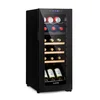Klarstein Bovella 18 Duo+, dvo-conski hladilnik za vino, 50 l, 18 stekl., steklena vrata (HEA-Bovella-18-duo-b)