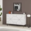 Hanah Home Komoda Dune 123x62,4x35cm Bela