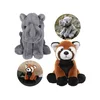 Charlie Bears Charlie Bears Komplet dveh plišastih igrač iz serije Cuddle Cubs: nosorog, panda – idealne plišaste igrače za dojenčke, 13 cm