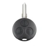 CAR 888 ACCESSORIES Kuciste Oklop Kljuca, 3 Dugmeta, Za Smart, Crno