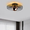 Opviq Luster Kaya-15221, 45x45x18cm, IP20, Bakarno-crni