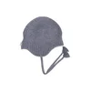 GOBI Cashmere Kapa Ultimate Warmth Knit Tie Hat siva