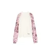 Desigual Pulover temno liila/staro roza/rjasto rdeča/volneno bela