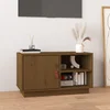 TV ormarić smeđa boja meda 70 x 34 x 40 cm od masivne borovine