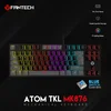 Tastatura Mehanicka Gaming Fantech MK876 RGB Atom TKL crna (Blue switch)