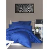 De Dark Blue Satin Super King Posteljina Set