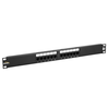 Solarix 19 Patch panel 12 x RJ45 CAT5E UTP 150 MHz črna 1U, SX12-5E-UTP-BK