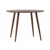 Miza Dallas 3879 Temno rjava, 75cm, MDF plošča, Kovina
