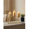 Sinsay - Metalni svećnjak za tealight sveće - zlatni