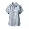 Imily Bela Bluza modra/svetlo modra/bela