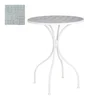 SET CALAIS MODRI MIZA+2 STOLA, fi62cm V76cm+40x52xV87cm