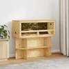 Osnovica za terarij s policom Smeđa 100 x 40 x 50 cm OSB
