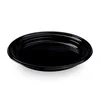 Krožnik (PP) Reware Dinner za večkratno uporabo črn O22cm [12 kos]