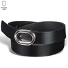 Princ Leather Ženski kaiš 228, Kožni, Crni