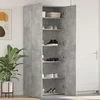Ormar za cipele Siva 80 x 35.5 x 180 cm Konstruirano drvo