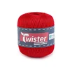 Twister Bombažna kvačkana preja Häkelgarn 100 g - (035) rdeča