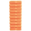 Vidaxl Premium brisače za goste SOLUND 10 kosov oranžne 30x50 cm 600 g/m2