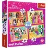 Trefl Set slagalica Disney Princess, 4 komada, 207 delova