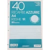 BLOK ZA MAPU ULOŽNU 4 RUPE A4 CRTE 40L BLASETTI PLAVI