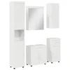 Set namještaja za kupaonicu TULUM 5 pcs Visoki sjaj bijela
