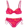 VENICE BEACH Bikini oranžna/roza