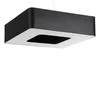 SOLLUX lighting Viseča svetilka, kvadratni senčnik, črna, 80 x 22 cm, URANO 8xE27 15W, SL.0828, Sollux Lighting