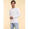White Mens T-shirt Iconic 195 Ringspun Premium Fruit of the Loom