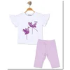 ALG Komplet za devojčice Flamingo, Lavanda