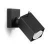 Sollux SL.0099 - Zidno reflektorsko svetlo MERIDA 1xGU10/40W/230V crno