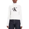 Calvin Klein Jeans CHENILLE MONOLOGO SW LV047D354G Bela