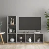 TV ormarići 2kom siva boja betona 107x35x37cm konstruirano drvo