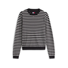 Tommy Jeans Pulover Essential črna/bela