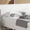 Vidaxl vidaXL Vzglavje postelje belo 120 cm masivni borov les