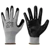 Rukavice za rad 12 pcs Siva i crna 8 / m Poliester