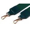 Trak za torbo s karabinkami širine 3,8 cm - zelena temno zlata