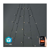 Nedis WIFILXT12W200 - LED božićna zavesa 200xLED/8 funkcija 5x4m IP65 Wi-Fi Tuya
