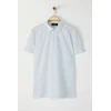 Trendyol Limited Edition Blue Regular Cut Pique Zippered Polo Neck T-shirt
