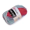 Pletena preja Jeans Crazy 50 g - (8205) modra oranžna