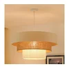 Brilagi -Luster na sajli DENVER LUNETA 1xE27/15W/230V prečnik 60 cm bež/braon/krem