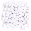 Poliestrski POMPOMI BELI Dekorativni 1cm 120 kosov.