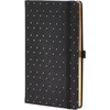 Notes 19x25cm linije 192strane s gumicom Gold Honeycomb