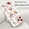 Yingkaida Maska za mobilni telefon iPhone 15 Pro, Roze