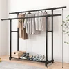 Ourunzhe Stalak za odeću, 150cm, Crni