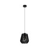 Eglo 44105 - Luster na sajli PERSLEY 1xE27/60W/230V crna