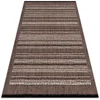 Decormat PVC podloga Tkanini rjavi vzorec 150x225 cm