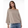 Busem Pulover Pullover naravno bela