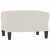 Vidaxl Klop krem 70x35x41 cm žamet