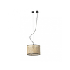 FARO 64314-48 - Luster na sajli MAMBO 1xE27/15W/230V ratan/crna