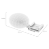 SmallRig Cold Shoe Adapter with Furry Windscreen (White) for Sony ZV series cameras 4734